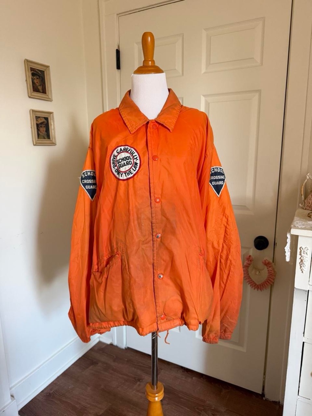 Vintage 1970s/1980s West End School Crossing Guard Coach Jacket